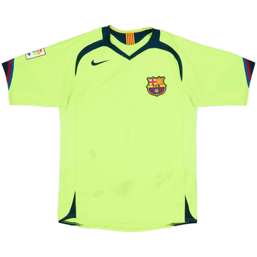 Camiseta de visitante del Barcelona 2005-06 - 5/10 - (S)