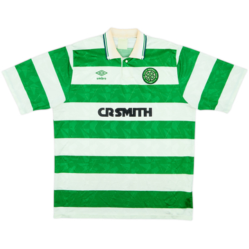 1989-91 Celtic Home Shirt - 6/10 - (XL)