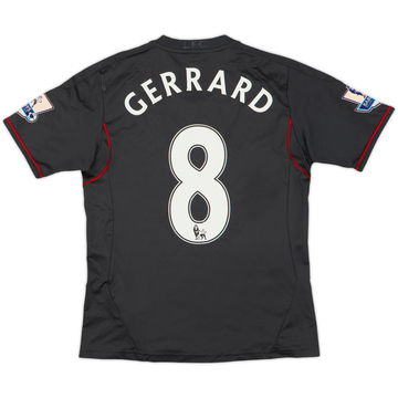 2011-12 Liverpool Away Shirt Gerrard #8 - 6/10 - (M.Boys)