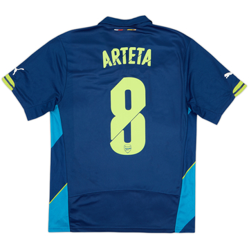 2014-15 Arsenal Third Shirt Arteta #8 - 8/10 - (M)