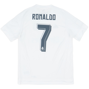 2015-16 Real Madrid Home Shirt Ronaldo #7 - 6/10 - (L)