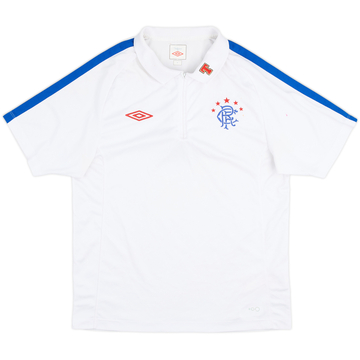 2010-11 Rangers Umbro 1/4 Zip Polo Shirt - 5/10 - (M)