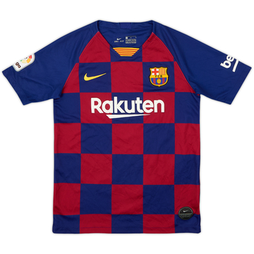 2019-20 Barcelona Home Shirt - 8/10 - (L.Boys)