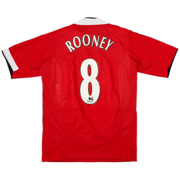 2004-06 Manchester United Home Shirt Rooney #8 - 6/10 - (S)