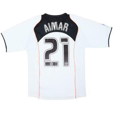 2004-05 Valencia Home Shirt Aimar #21 - 8/10 - (S)