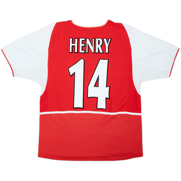 2002-04 Arsenal Home Shirt Henry #14 - 8/10 - (S)