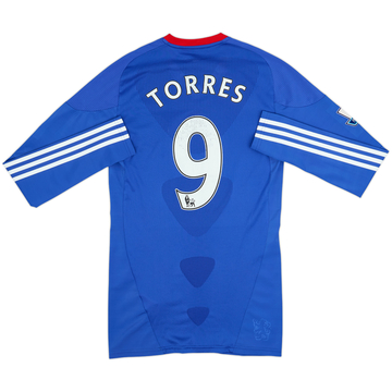 Camiseta TechFit de local versión de jugador L/S del Chelsea 2010-11 Torres #9 - 6/10 - (M)