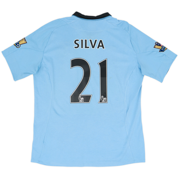 2012-13 Manchester City Home Shirt Silva #21 - 6/10 - (L)