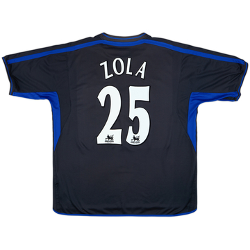 2002-04 Chelsea Away Shirt Zola #25 - 8/10 - (XXL)