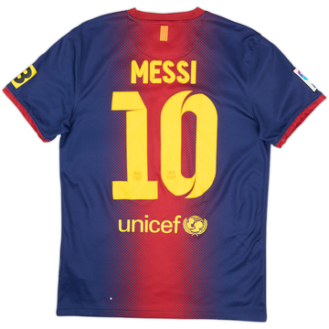 2012-13 Barcelona Home Shirt Messi #10 - 4/10 - (S)
