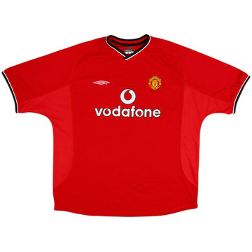 2000-02 Manchester United Home Shirt - 5/10 - (XXL)