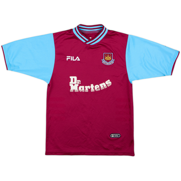 2001-03 West Ham Home Shirt - 8/10 - (L.Boys)