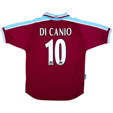 1999-01 West Ham Home Shirt Di Canio #10 - 8/10 - (M)
