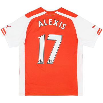 2014-15 Arsenal Home Shirt Alexis #17 - 6/10 - (S)