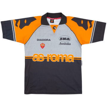 1997-98 Roma Diadora Training Shirt - 8/10 - (M)