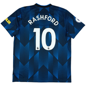 2021-22 Manchester United Third Shirt Rashford #10 - 5/10 - (XL)
