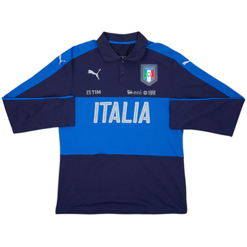 2014-15 Italy Puma Polo L/S Shirt - 10/10 - (XL)