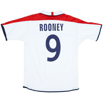 2003-05 England Home Shirt Rooney #9 - 8/10 - (M)