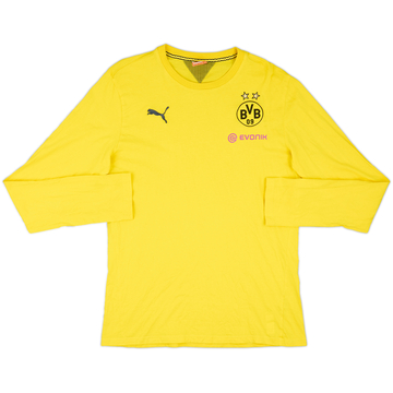 2012-13 Borussia Dortmund Puma Cotton L/S Tee - 9/10 - (L)