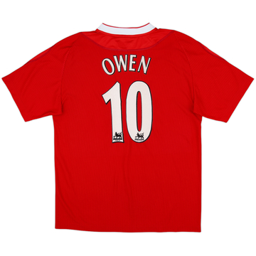 2002-04 Liverpool Home Shirt Owen #10 - 8/10 - (M)