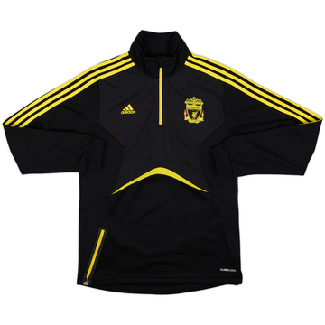 2010-11 Liverpool adidas 1/4 Zip Drill Top - 8/10 - (M)