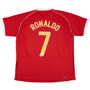 2006-07 Manchester United Camiseta de local Ronaldo #7 - 7/10 - (XXL)