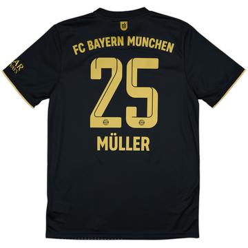 2021-22 Bayern Munich Away Shirt Muller #25 (M)