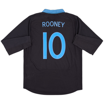 2011-12 England Away L/S Shirt Rooney #10