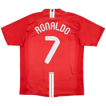 2007-09 Manchester United Home Shirt Ronaldo #7 - 7/10 - (L)
