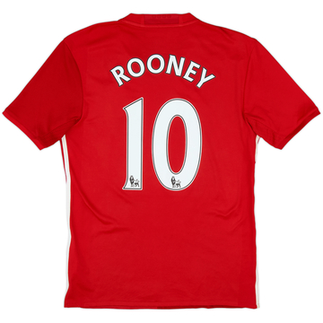 2016-17 Manchester United Home Shirt Rooney #10 - 6/10 - (S)