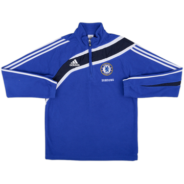 2009-10 Chelsea adidas 1/4 Zip Drill Top - 8/10 - (M)