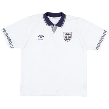1990-92 England Home Shirt - 10/10 - (M)