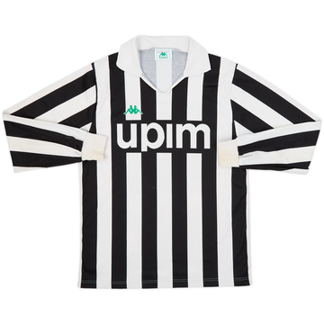 1991-92 Juventus Home L/S Shirt - 7/10 - (M)
