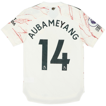 2020-21 Arsenal Authentic Away Shirt Aubameyang #14 (XS)