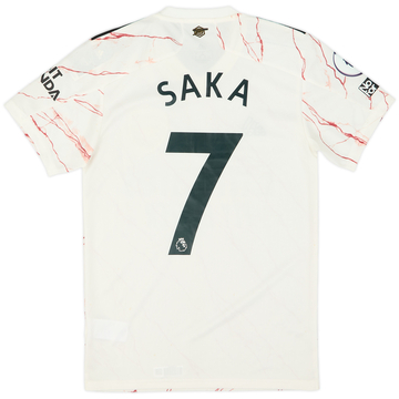 2020-21 Arsenal Away Shirt Saka #7 (XS)