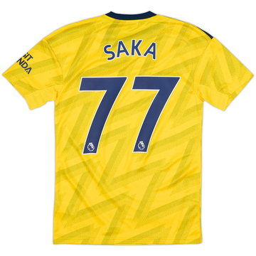 2019-20 Arsenal Away Shirt Saka #77 (XS)