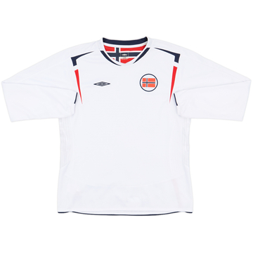2006-08 Norway Away L/S Shirt - 7/10 - (Women's XL)