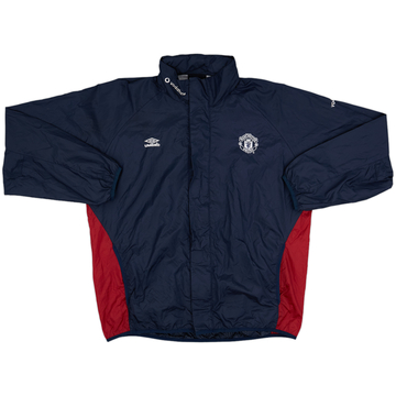 2000-02 Manchester United Umbro Hooded Rain Jacket - 8/10 - (XL)