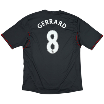 2011-12 Liverpool Away Shirt Gerrard #8 - 5/10 - (XL)
