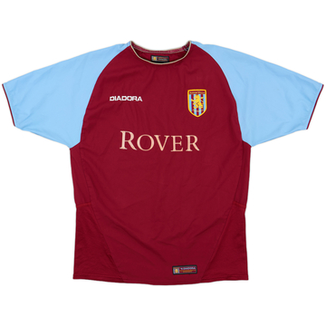 2003-04 Aston Villa Home Shirt - 7/10 - (XL.Boys)