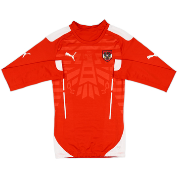 2014-16 Austria Player Issue Home L/S Shirt - 4/10 - (M)