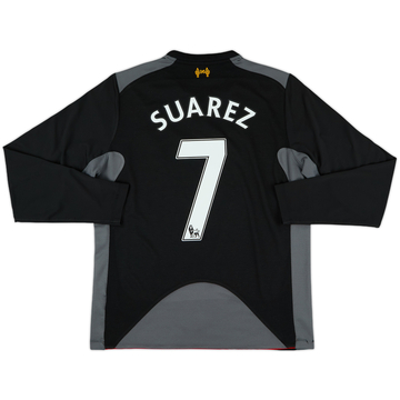 2012-13 Liverpool Away L/S Shirt Suarez #7 - 6/10 - (S)
