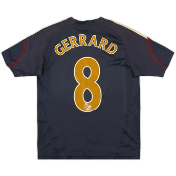 2009-10 Liverpool Away Shirt Gerrard #8 - 6/10 - (S.Boys)
