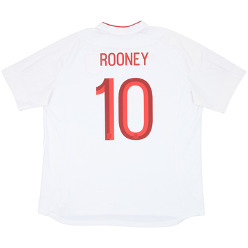 2012-13 England Home Shirt Rooney #10 - 6/10 - (3XL)