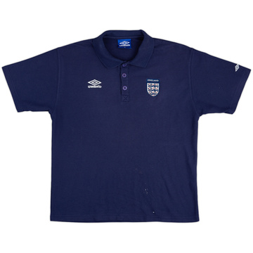 1998-00 England Umbro Polo Shirt - 7/10 - (XL)