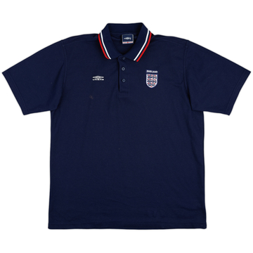 2000-02 England Umbro Polo Shirt - 7/10 - (XL)