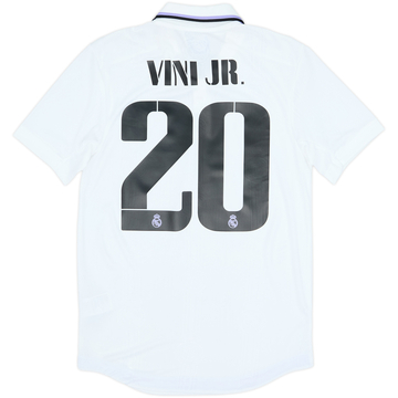 2022-23 Real Madrid Authentic Home Shirt Vini Jr #20 (S)