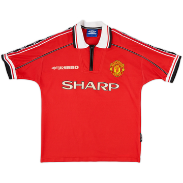 1998-00 Manchester United Home Shirt - 5/10 - (Y)