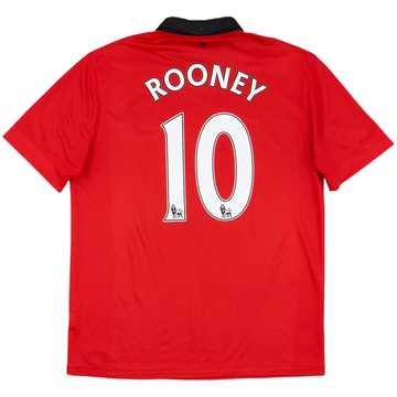 2013-14 Manchester United Home Shirt Rooney #10 - 6/10 - (L)
