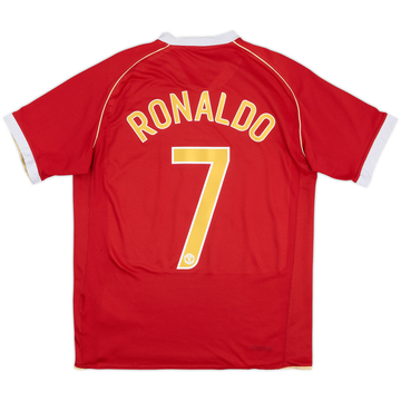 2006-07 Manchester United Home Shirt Ronaldo #7 - 6/10 - (M)